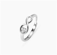 Anello Mabina in Argento Diamante Lab Grown 523526